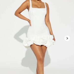 Fashion Nova White Mini Dress